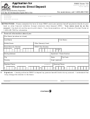 Pbgc Form 710 - Application For Electronic Direct Deposit