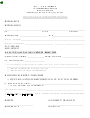 Mechanical Contractors Registration Form - City Of Walker