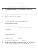 Professional Bondsmen Application Template