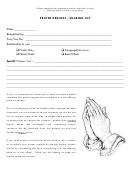 Prayer Request / Sharing Joy