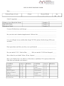 New Patient History Form