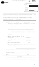 Montana Form Ab-60c - Commercial Sales Verification