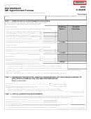 Form C-8000h - Michigan Sbt Apportionment Formula - 2007