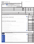 Form 104 - Colorado Individual Income Tax Return - 2007