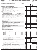 Form 39nr - Idaho Supplemental Schedule - 2006