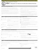 Form Icb-1 - Request For Informal Conference Board Review - Illinois