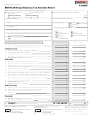 Fillable Form C-8000x - Single Business Tax Amended Return - 2005 Printable pdf