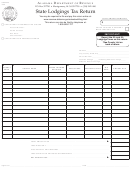State Lodgings Tax Return Form - Alabama Department Of Revenue