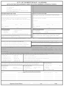 Application For Business Identification Number (license & Taxes) - City Of Robertsdale, Alabama