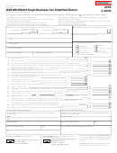 Form C-8044 - Michigan Single Business Tax Simplified Return - 2006