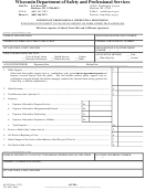 Form 1952 - Wisconsin Supplement To Financial Report On Form Other Than Form #308