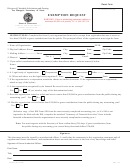 Ss-6042 04/09 - Exemption Request - Tennessee Secretary Of State