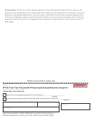Form 4497 - Ifta Fuel Tax Payment/proposed Adjustments Coupon - 2007