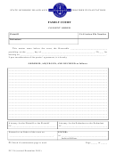 Consent Order Form - State Of Rhode Island And Providence Plantations Family Court