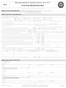 Ui-1 R 12/06 - Status Registration - Mississippi Department Of Employment Security