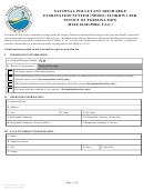 National Pollutant Discharge Elimination System (npdes) Stormwater Notice Of Termination Form - Florida Department