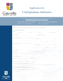 Application For Undergraduate Admission - Concordia University