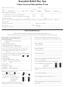 Client General Information Form