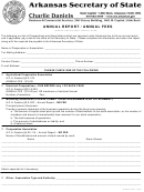Form Crd-01 - Annual Report / Annual Fees