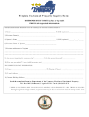 Virginia Unclaimed Property Inquiry Form
