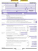 Fillable Form 540 2ez - California Resident Income Tax Return - 2005 Printable pdf
