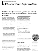 Worksheet For Recipients Of Pera/dps Pension Benefits