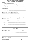 Application For Business License Permit Madison County Planning And Zoning