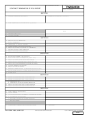 Dd Form 1598 - Contract Termination Status Report