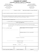 Change Of Agent Foreign Limited Liability Company Form - Connecticut Secretary Of The State