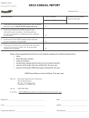 42a816 12/07 - Keoz Annual Report Form - Kentucky Department Of Revenue 2007
