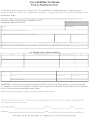 Business Registration Form - City Of Bethlehem Tax Bureau