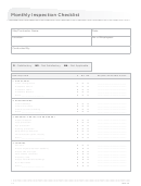 Monthly Site Inspection Checklist Form