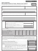 Form 520 - Oklahoma Agricultural Producer Credit Form - 2008