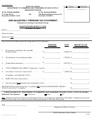 Form 323 - Quarterly Premium Tax Statement - 2009
