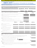 Fillable Form Il-2210 - Computation Of Penalties For Individuals - 2008 Printable pdf