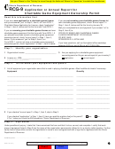 Form Rcg-9 - Application Or Annual Report For Charitable Game Equipment Ownership Permit