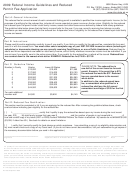 2009 Federal Income Guidelines And Reduced Permit Fee Application Form
