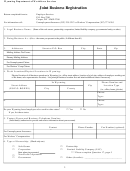 Joint Business Registration Form - Wyoming Department Of Workforce Services