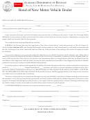 Fillable Form Lic: 539-4b - Bond Of New Motor Vehicle Dealer Printable pdf