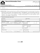 Pbgc Form 702 - General Information Form - 2008