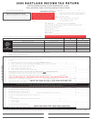 Income Tax Return Form - Eastlake - 2005 Printable pdf