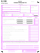 Form K-150 - Kansas Franchise Tax - 2009