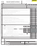 Fillable Form N-40 - Fiduciary Income Tax Return - 2008 Printable pdf