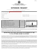 Form Kx-1 - Application For Extension Of Time To File Kettering Income Tax Return - 2005