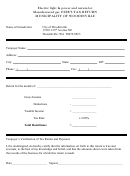 Electric Light & Power And Natural Or Manufactured Gas User's Tax Return Municipality Form Of Woodinville