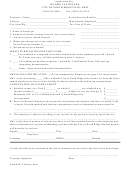 Application For Income Tax Refund Form - City Of North Ridgeville, Ohio