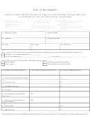 Application To Extension Of Time To File Income Tax Return Form - City Of Springdale, South Carolina - Tax Commission