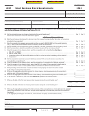 California Form 3565 - Small Business Stock Questionnaire - 2007