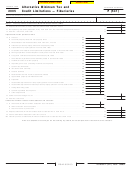 Fillable California Schedule P (541) - Alternative Minimum Tax And Credit Limitations - Fuduciaries - 2005 Printable pdf
