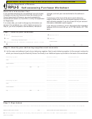 Form Rpu-5 - Self-assessing Purchaser Worksheet - Illinois